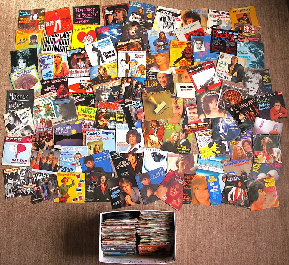 Ca 270 Single 7"Schallplatten-Sammlung Deutsch Schlager/Pop/Oldies 50/60/70/80er - Bild 2 von 2