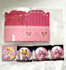 Sailor Moon Museum Can Badge Set Moon Chibi Moon with Bonus