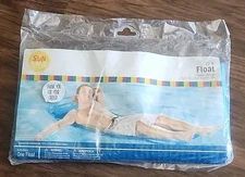 Sunshine 72" Inflatable Adult Swimming Raft Pool Float - Blue New 