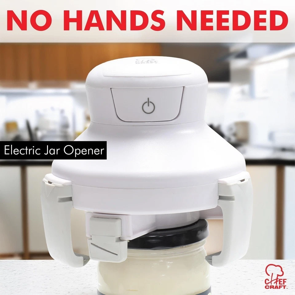 Electric Jar Opener Hands-Free Automatic Lid Remover for Seniors or Arthritis - Image 2 of 4