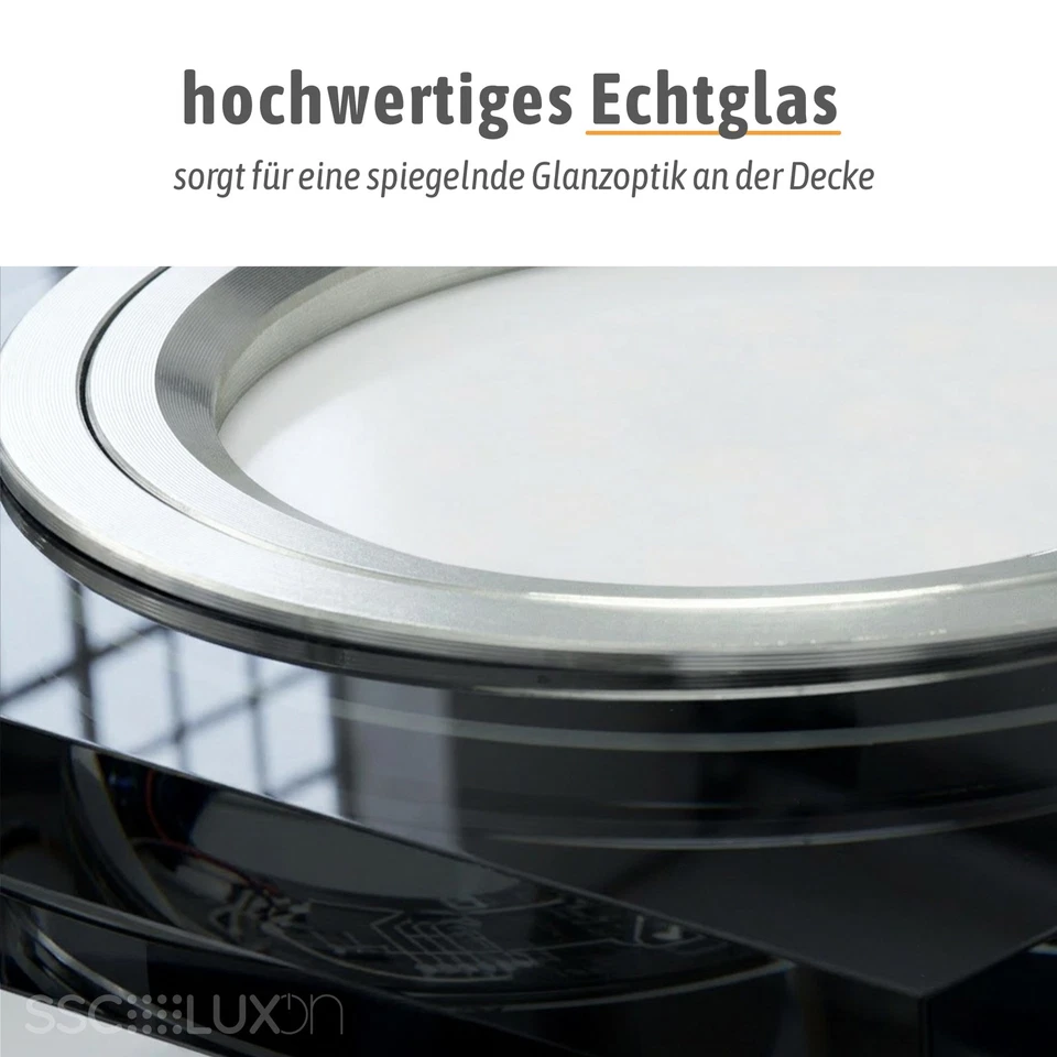 ALINA Einbauleuchte Glas 5W GU10 drei Lichtfarben Deckenspot Einbaustrahler Spot - Bild 4 von 4