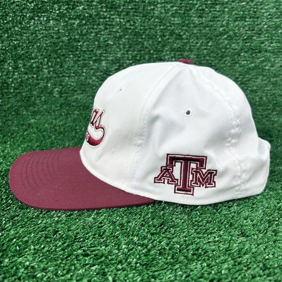 Vintage Texas A & M Starter Hat The Classic SnapBack Cap Script Aggies Read - Image 2 of 4
