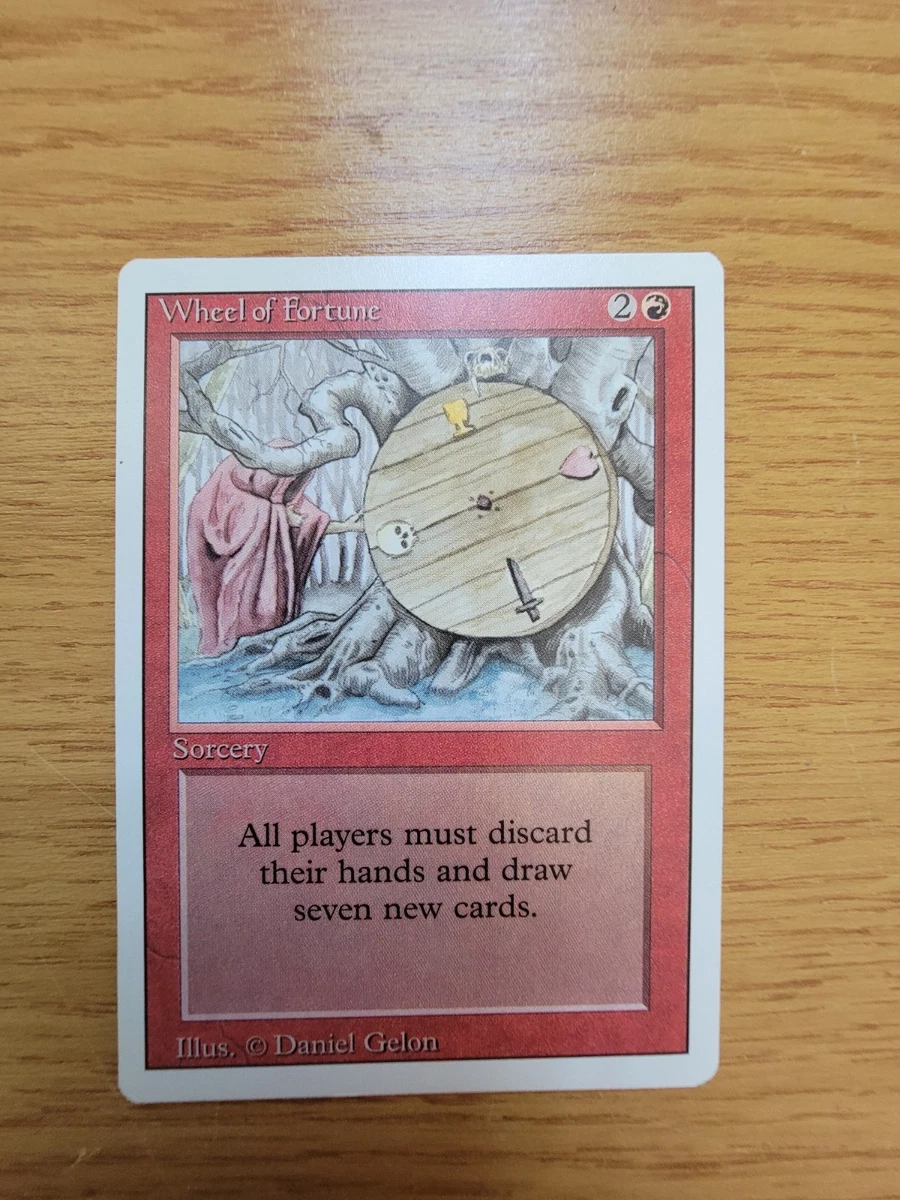 マジック：ザ・ギャザリング Wheel of Fortune Wheel of Fortune German FWB MTG Foreign White Border Magic TCG