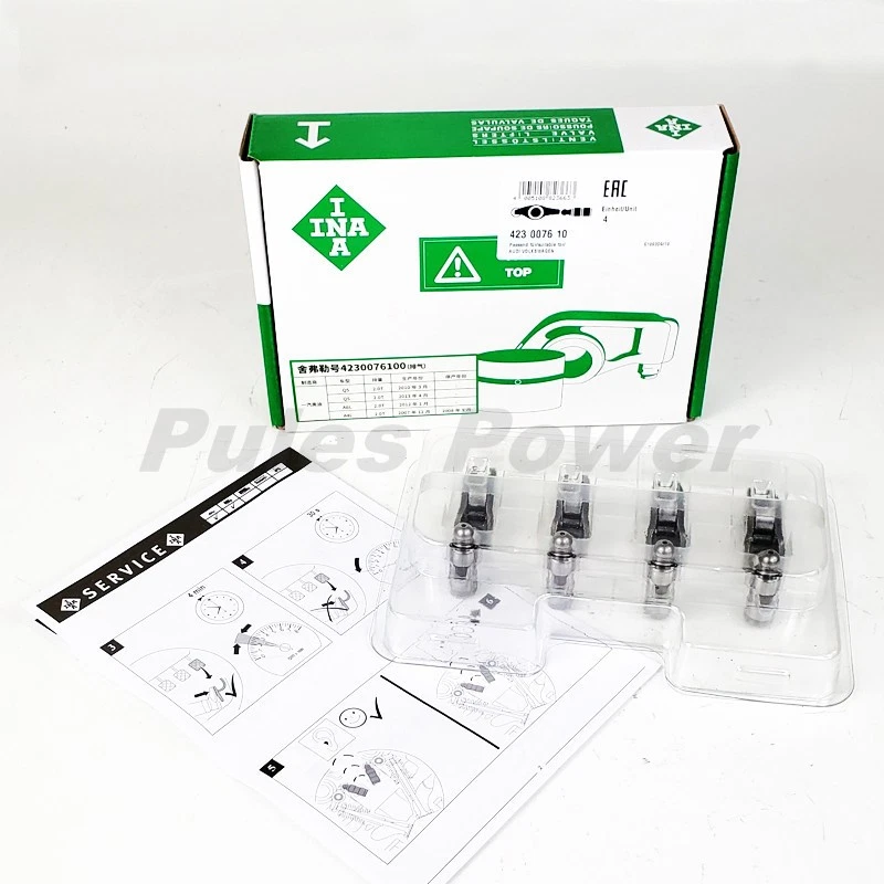16 x INA OEM elevador hidráulico y brazo basculante de rodillos para VW Jetta Beetle Golf 2.0T Foto 3 de 4
