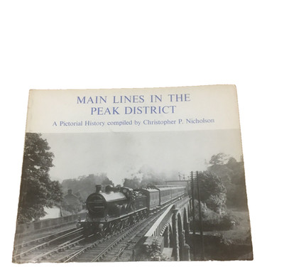 Vintage Eisenbahn Zugbuch Hauptstrecken im Peak District