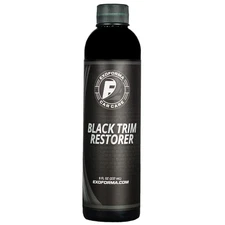 Dye-Infused Black Trim Restorer, 8 Fl Oz - Lasts 6  for a Factory Finish