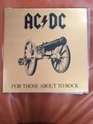 AC/DC for Those About to Rock Vinyl LP Record Album 1981 Atlantic SD11111