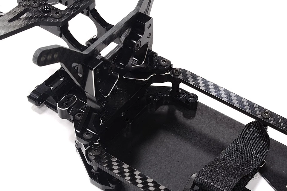 Alloy Chassis & Carbon Fiber Conversion Kit for Team Associated DR10 Drag - Image 2 of 4