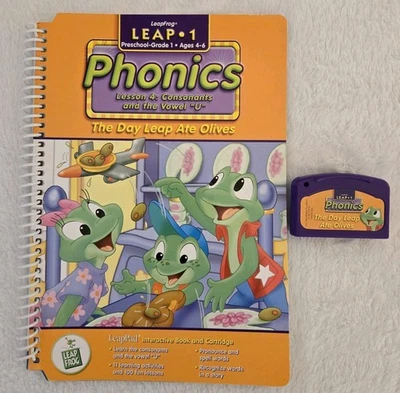 LeapFrog LeapPad Vorschule - Klasse 1 Phonetik Lektion 4 Leap Ate Oliven - Bild 1 von 4