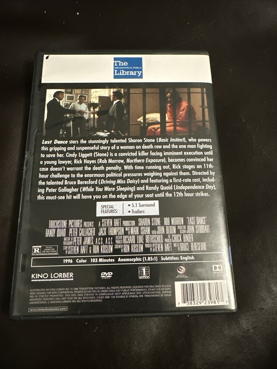 Last Dance (DVD, 1996) 738329239817| eBay