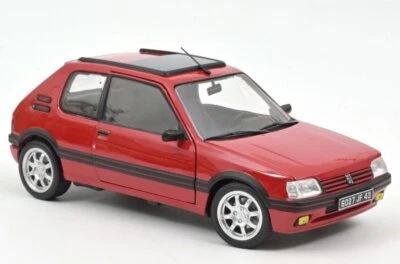PEUGEOT 205 GTi 1.9 PTS Rims - 1991 - red - Norev 1:18 - Photo 1/4