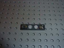 LEGO DkStone Tile with Train Controls Pattern ref 2431pc0 / 7898 7785 7897 10191