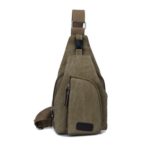 Mens Womens Canvas Messenger Bag or Sling Chest Satchel Bag and Backpack - Picture 19 of 26