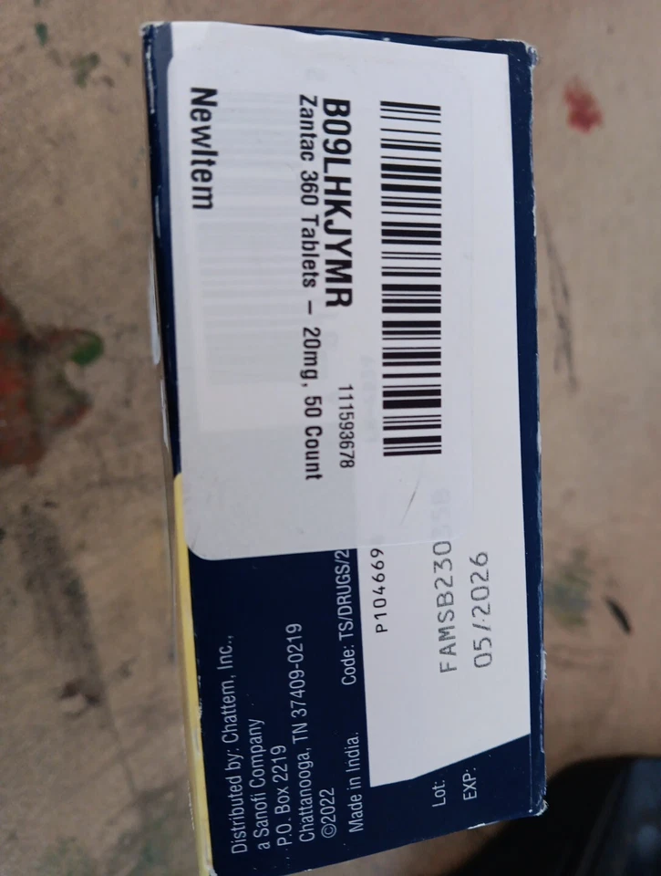 Zantac 360 Fuerza Máxima - 25 Comprimidos - Exp: 05/2026 B47 Nuevo en Caja Envío Gratis B47 Foto 2 de 2