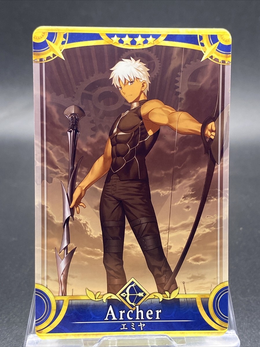 Fate/Grand Order アーチャーカード 57種 EMIYA Fate/Grand Order Arcade FGO Servant Card Archer Second