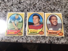 U-Pick 1970 Topps football common/stars/RC #1-263 VG/EX  -  PICK ANY CARD(S)