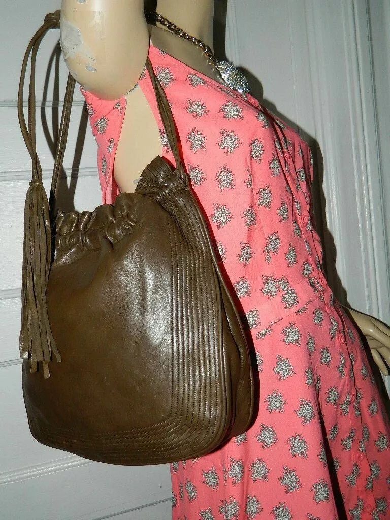 CREAXIONI EMA G G FIRENZE BROWN LEATHER ITALIAN HANDBAG eBay