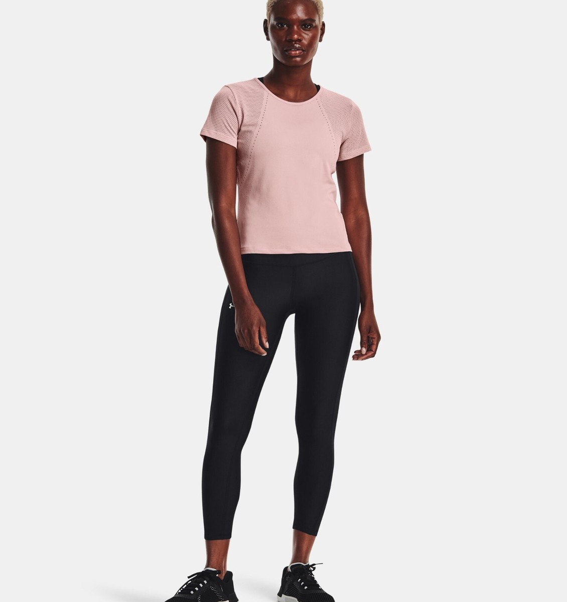 UNDER ARMOUR 20F UA MESH LINER CROP PAN… Pants Under Armour UA Icon Fleece Jgr Taping-GRN