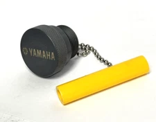 Yamaha 30mm Threaded Fill Cap Knurled Knob Plug Cover w O-ring Keeper Chain