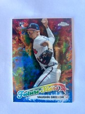 2023 Topps Chrome Vaughn Grissom Blue Refractor Logofractor Rookie SP #67/150 RC
