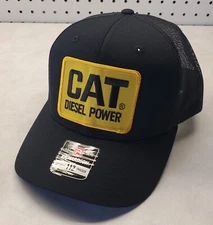 CAT Diesel Power Patch Trucker Hat / Richardson 112 Snapback / Black