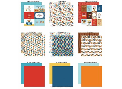 2 Sheets of Echo Park Paper I LOVE MY DOG 12x12 Scrapbook Cardstock - U Choose