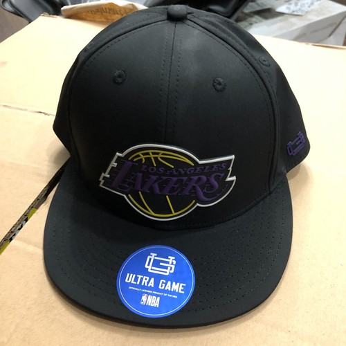 NBA Los Angeles LA Lakers Gorra Snapback Estructurada Negra Por Ultra Game - Imagen 9 de 9