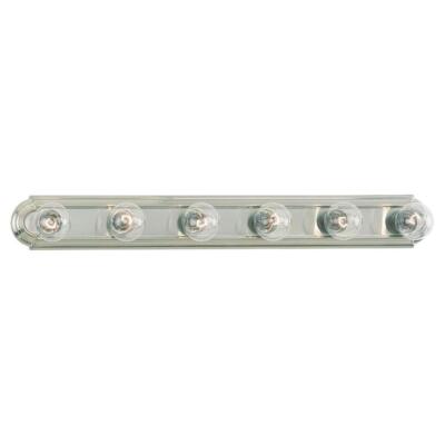 Sea Gull De-Lovely 6 Light 36 inch Vanity, Brushed Nickel, 4702-962