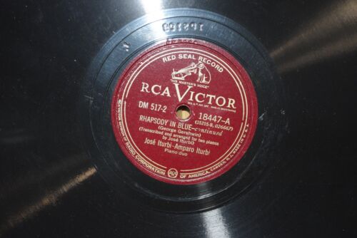 Gershwin Rhapsody In Blue 2x 78 LP Jose Amparo Iturbi DM 517 RCA Victor VG+/VG+ - Picture 12 of 14
