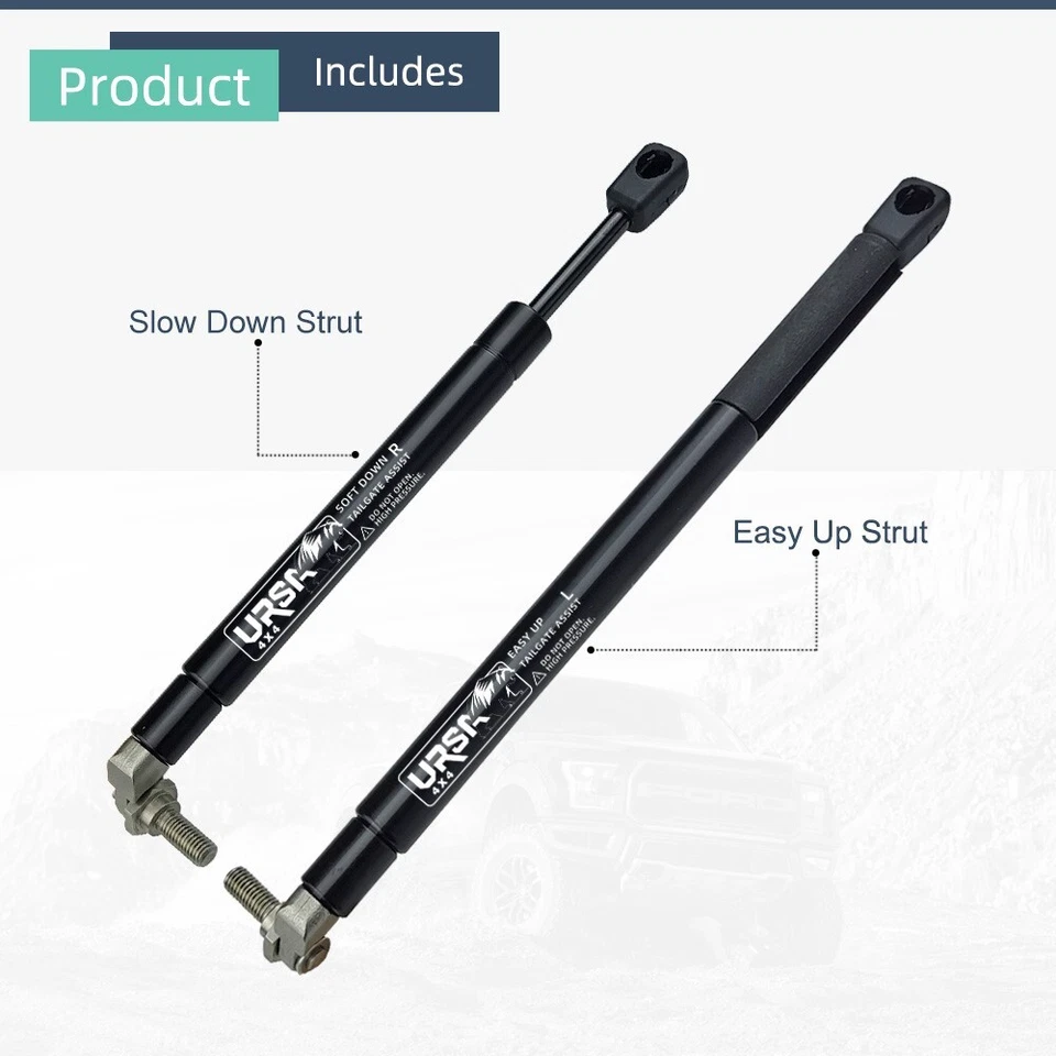 Easy Up & Slow Down Tailgate Struts Assist for Mitsubishi Triton MQ/MR 2015-2023 - image 2 of 4