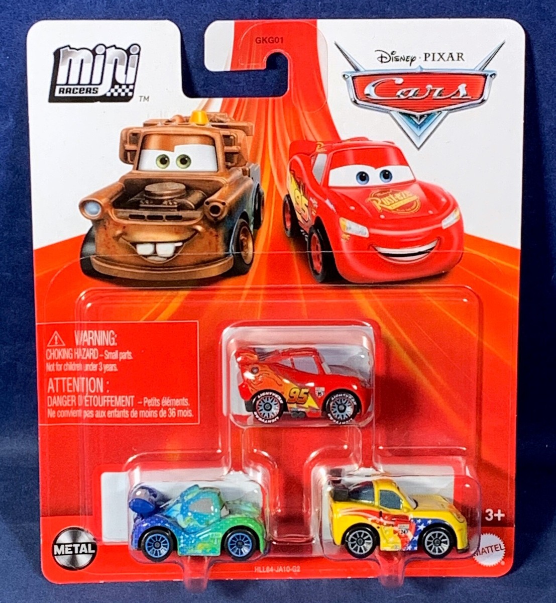 New Pixar Cars MINI RACERS 3-Pk - JEFF GORVETTE Carla Veloso
