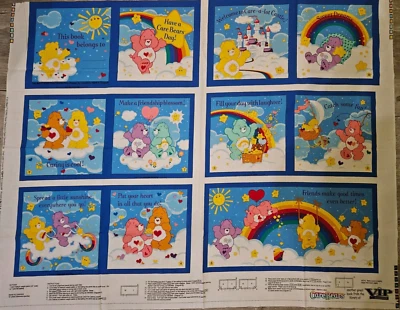 CRANSTON Care Bear Fabric Book Panel