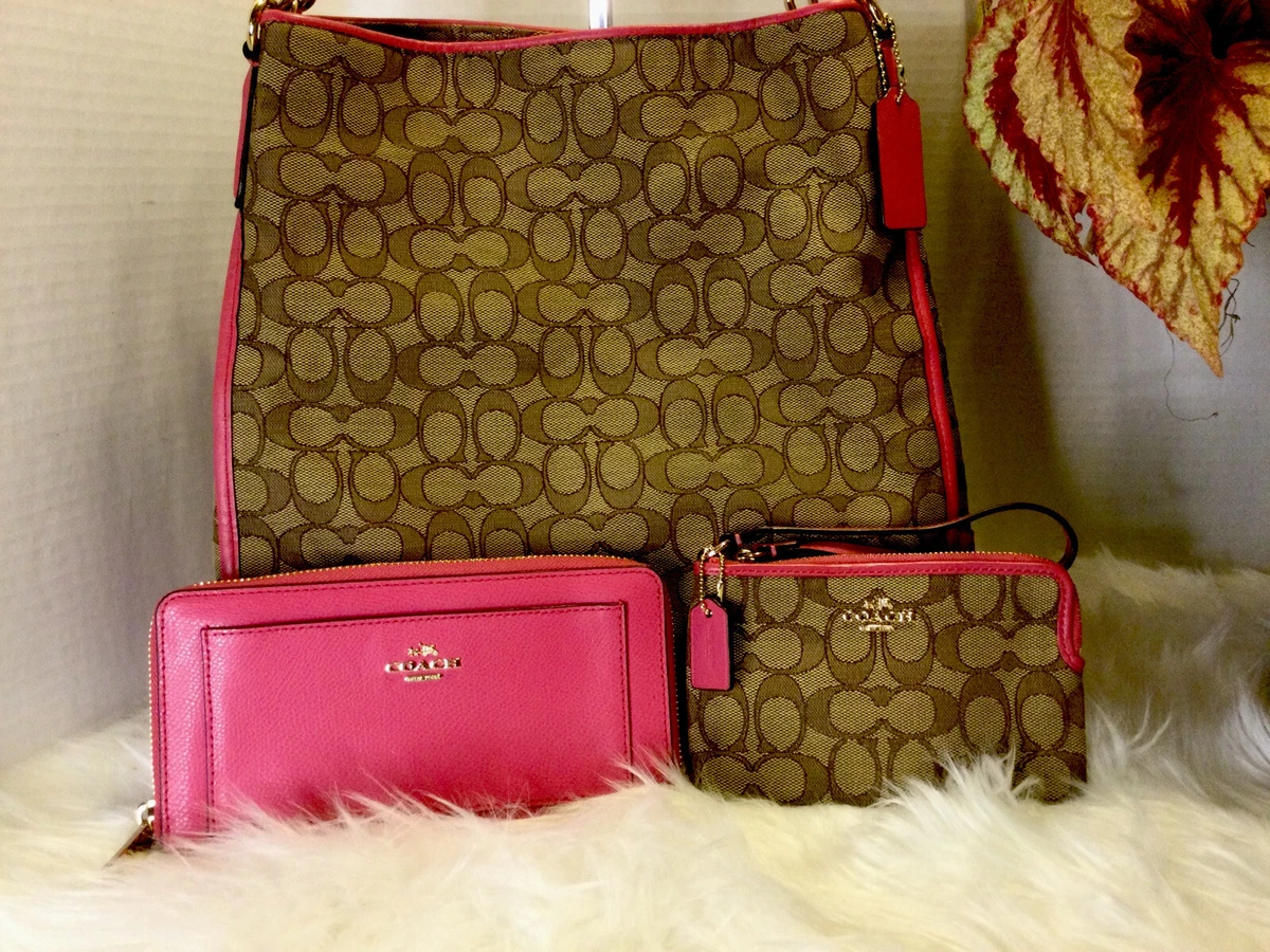 Coach purse and wallet set