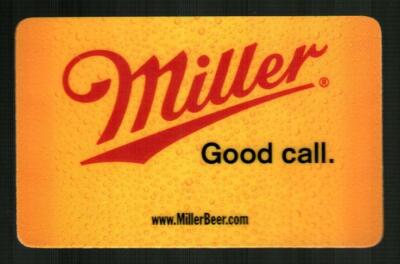PHONECARD EXPRESS Miller Beer, Good Call ( 2004 ) Phone Card ( EXPIRED ...