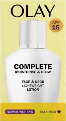 Olay Complete Lightweight 3in1 Feuchtigkeitscreme Tageslotion normal ölig LSF 15 100ml