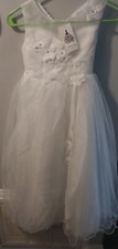 GIRLS TULLE COMMUNION GOWN 7 / 8 NEW