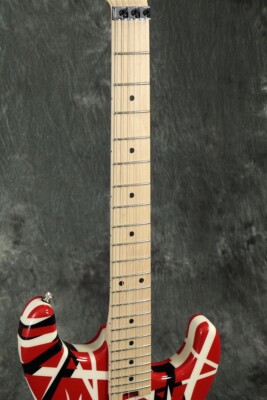EVH Striped Series Red with Black Stripes Edward Van Halen