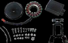 Black 54A High Output Charging System Kit Harley Road Glide Ultra 11-16