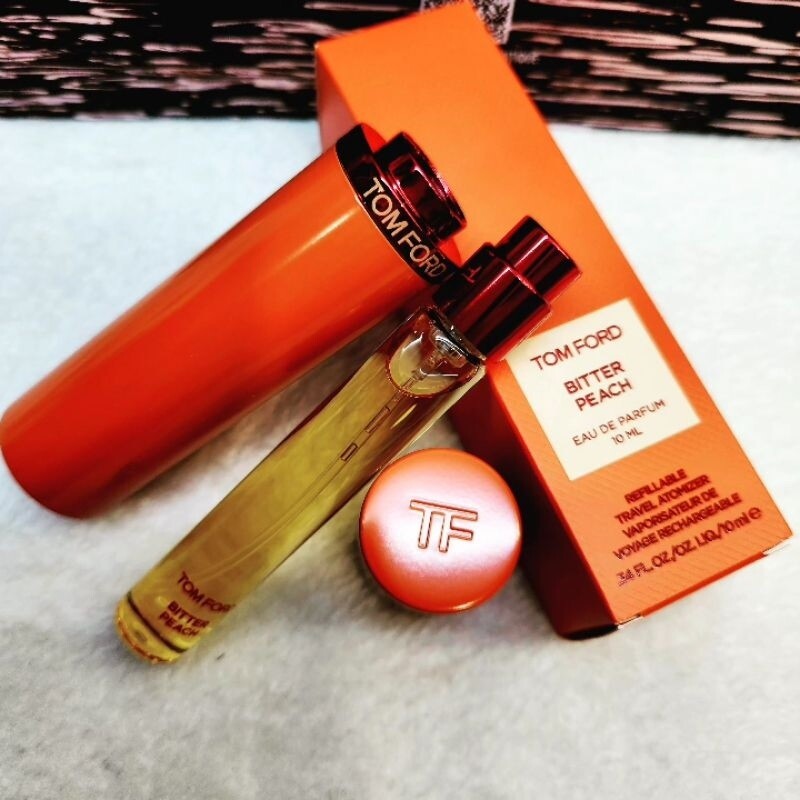 Tom Ford BITTER PEACH Eau De Parfum 0.34oz/10ml W/Travel