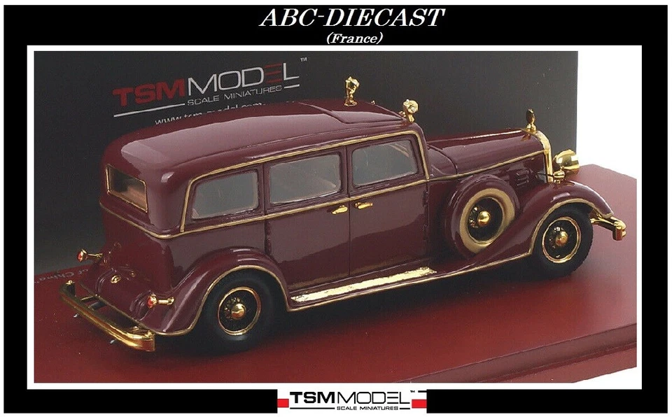 CADILLAC Deluxe Tudor Limousine 8C The last Emperor of China - 1:43 TSM 124312 - Photo 2/4