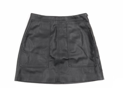 Schwarzer ausgestellter Damenrock Größe 12 von H&M