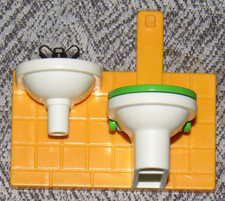 playmobil&copy; Toilette Waschbecken R&uuml;ckwand 6872 6919 9131 Polizei-Kommandozentra