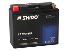Shido LT12B-BS Lithium Ionen Batterie 12V LiF...