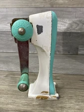 1950s Vaughan Flex Roll Champion Gold Hand Crank Can Opener Vintage