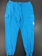 The North Face Joggers Men  s XL Sweatpants Blue Fleece Cargo Pocket Logo