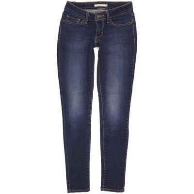 Levi's 711 Damen Jeans blau Skinny Slim Stretch W26 L30 (105530)