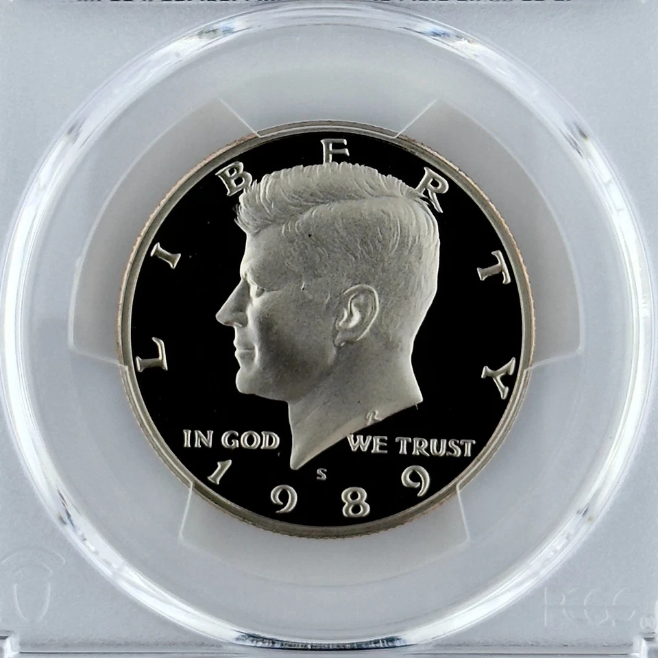 1989 S Half Dollar PR 70 DCAM Kennedy PCGS 50c Clad Best Top Grade Free Shipping - Image 3 of 4