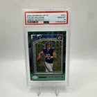 Caleb Williams 2024 Donruss Optic Green Velocity Rated Rookie PSA 10 RC Bears