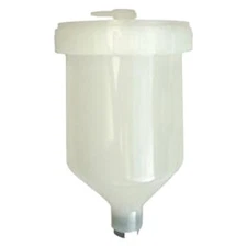 Titan Tools 600 ml Plastic Gravity Feed Cup w Lid