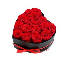 Preserved Roses Heart Shape Box Valentines Day Gifts for Her Mothers Day